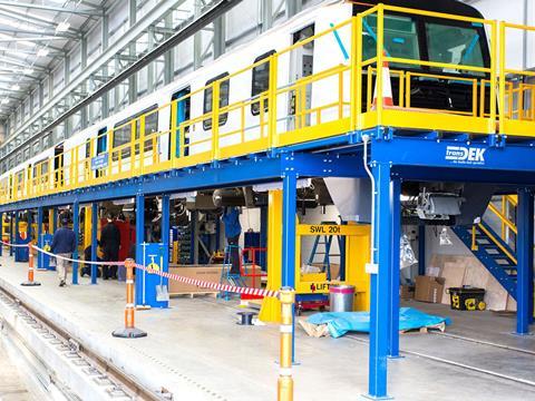 Transdek has installed access platforms and bespoke goods lifts at Wabtec's Doncaster site.