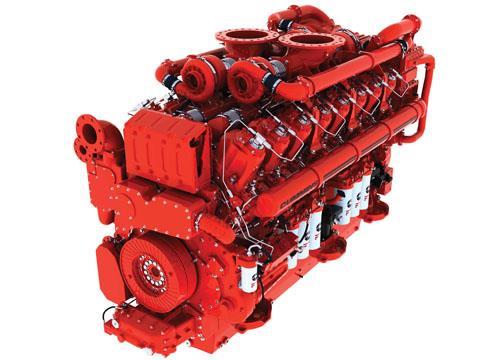 Cummins QSK95 diesel engine.