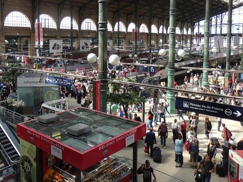 Paris Nord station.