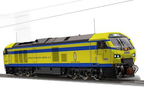 Ferroviaria Andina has placed the first order for Stadler's South American Light Loco, known as SALi.