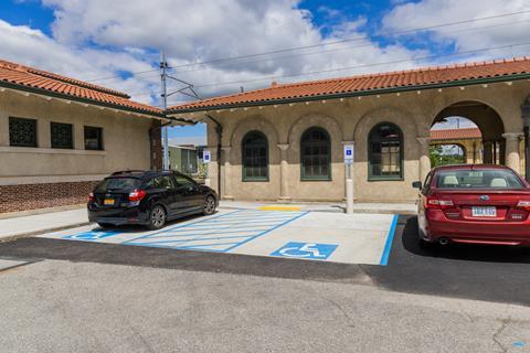 Americans with Disabilities Act improvements at Westerly station in Rhode island (Photo Amtrak)