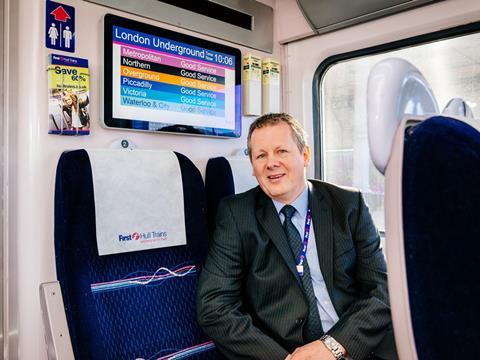KeTech has supplied its Keinform500 onboard information screens for Hull Trains' fleet.
