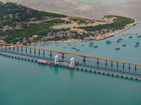 Pamban Bridge (Photo Southern Railway)