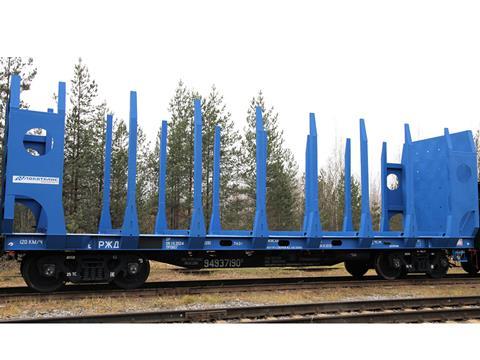 Lokotrans has taken delivery of the first of 250 Type 13-6852 high-capacity timber wagons being supplied by United Wagon Co.