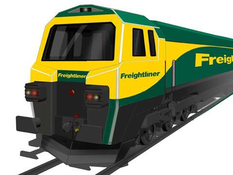 Impression of Project Genesis PowerHaul locomotive.