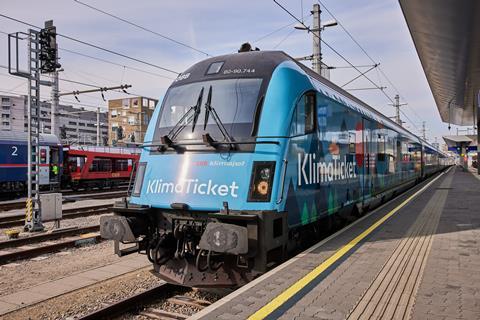 Austrian Federal Railways Klimaticket loco