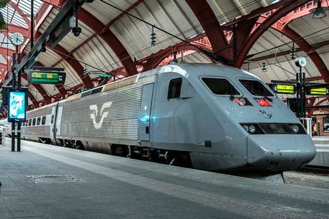 SJ X2000 train at Malmö C station (Photo: SJ/Mats Ek)