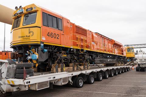Bowen Rail’s Queensland coal locomotives delivered 