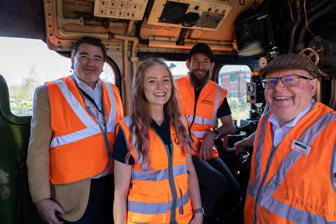 LtoR Ben Mason, Amy Clouston, Raymond Sturton, Rob Morland