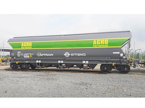 ITL has put into service the first 37 of 74 grain hopper wagons which it has ordered from Tatravagónka through leasing company Ermewa.