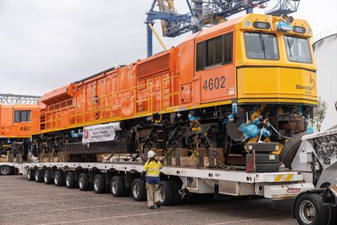 Bowen Rail’s Queensland coal locomotives delivered 