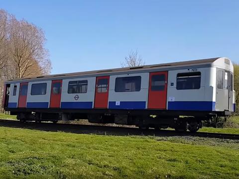 Vivarail has begun testing a former London Underground D78 car which it has converted into a demonstrator vehicle for the use of onboard batteries.