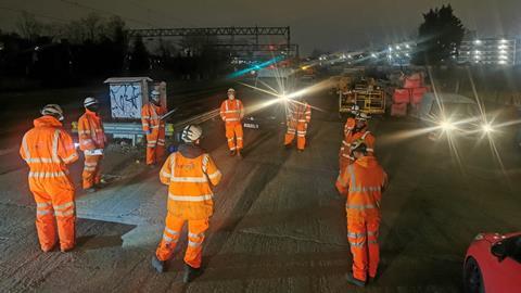 Social distancing briefing during Primrose Hill tunnel work