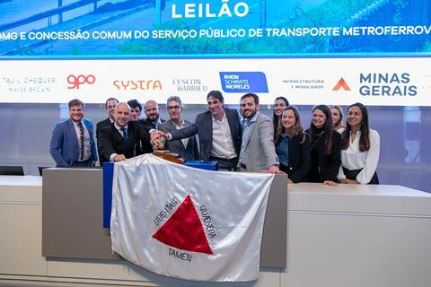 The concession to operate, manage and extend the Belo Horizonte metro was awarded to Comporte Participações