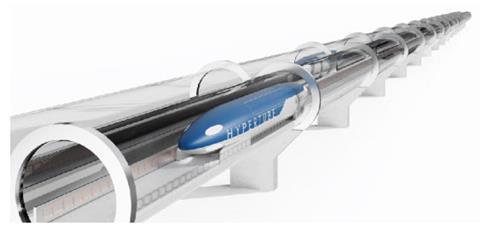 Hyper Tube KRRI InnoTrans material (Image KRRI)