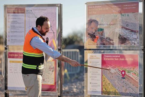 Construction of Mexico City Querétaro railway (image gov of Mexico) (3)