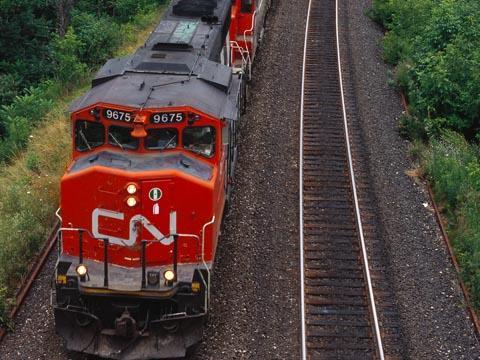 Canadian National train.