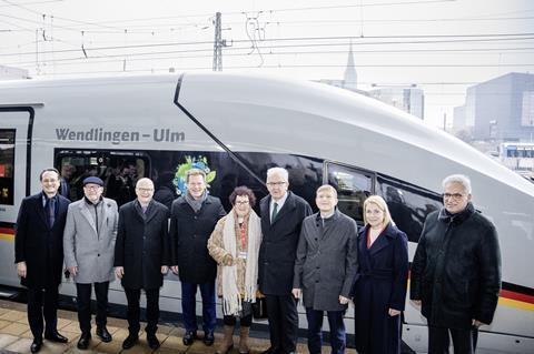 Wendlingen – Ulm high speed line inauguration (Photo: Deutsche Bahn)