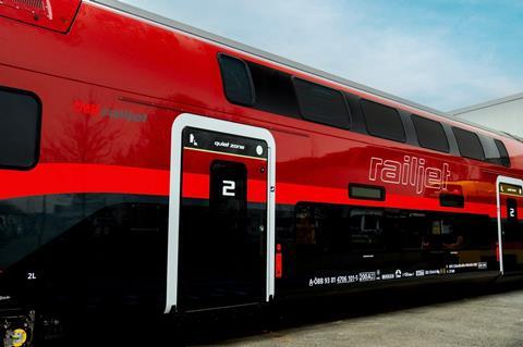 Railjet Stadler Kiss EMU (Photo OeBB) (2)