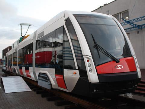 Solaris unveiled its Tramino prototype in Gdansk on October 14.