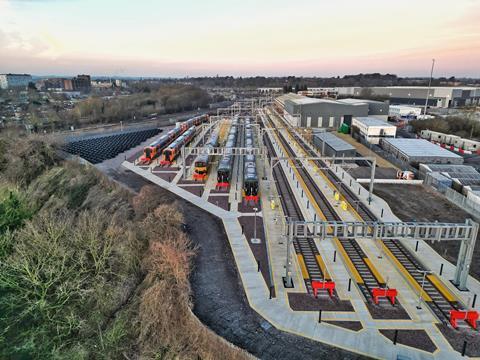 LNR - Bletchley depot drone shot