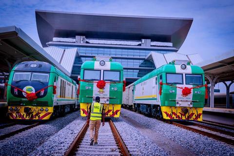 Lagos-Ibadan Standard Gauge Rail Line inauguration locos