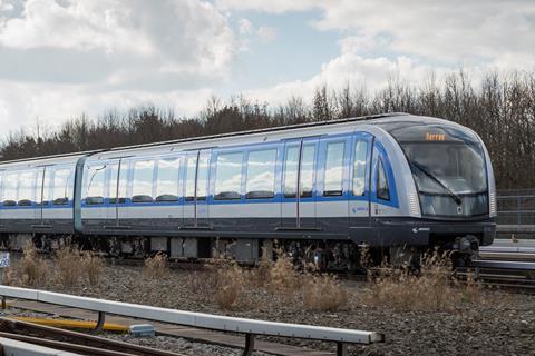 de Muenchen U-Bahn Siemens Mobility C2 metro train