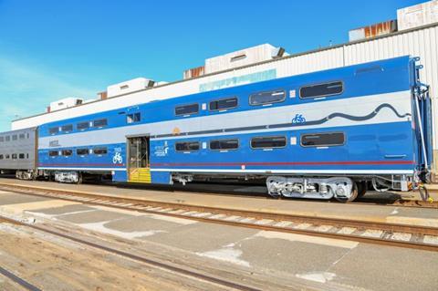 Chicago Metra Bike Car exterior