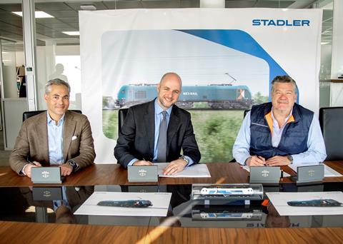 Nexrail and Stadler contract signing