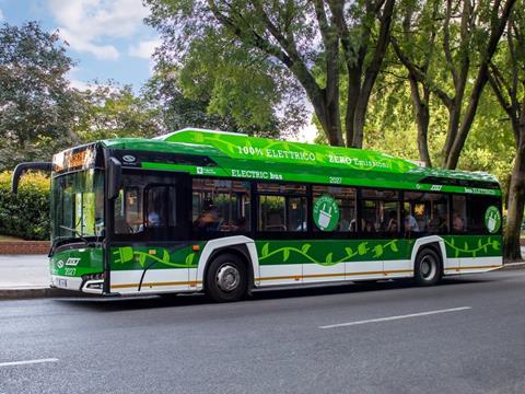 Milano transport operator ATM has awarded a framework contract for the supply of up to 250 battery electric buses to Solaris.