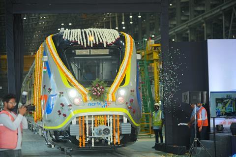 Meerut Metro train handover ceremony (Photo NCRTC)