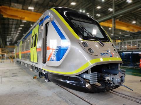 Meerut Metro Alstom train (Photo NCRTC)