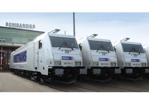 Metrans is taking delivery of 20 Bombardier Traxx F140 MS electric locomotives.