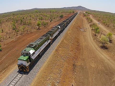 Train in Mozambique.