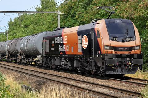 The launch customer is Hamburger Rail Service