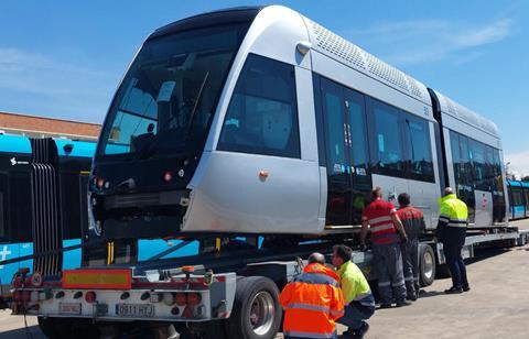 CAF Jerusualem tram delivery