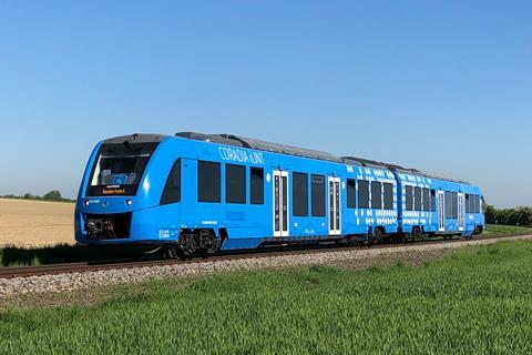 Alstom Coradia iLint hydrogen multiple-unit