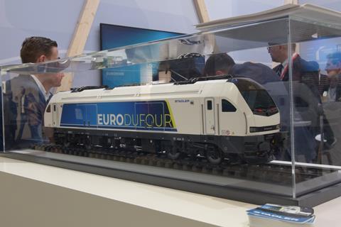 Stadler Euro DuFour loco model at Transport Logistic (Photo Toma Bacic) (3)