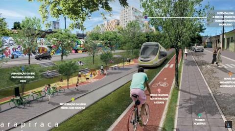 Arapiraca suburban rail (image Arapiraca municipality)