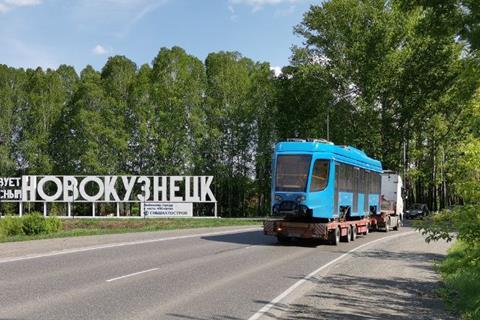 ru- Novokuznetsk tram delivery