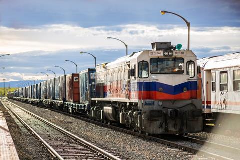 Turkish freight train