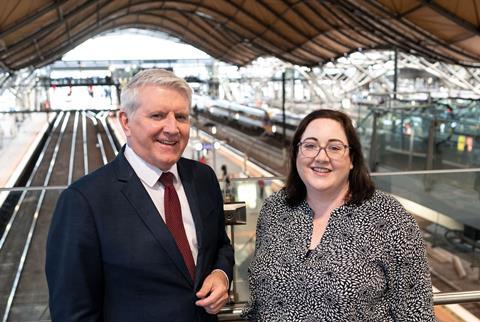 Brendan O'Connor and Caroline Wilkie