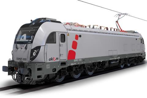 Newag is to supply locos to Akiem (Image: Newag)