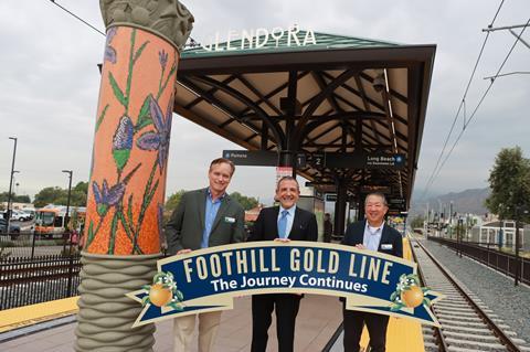 Opening (Photo Metro Gold Line Foothill Extension Construction Authority)