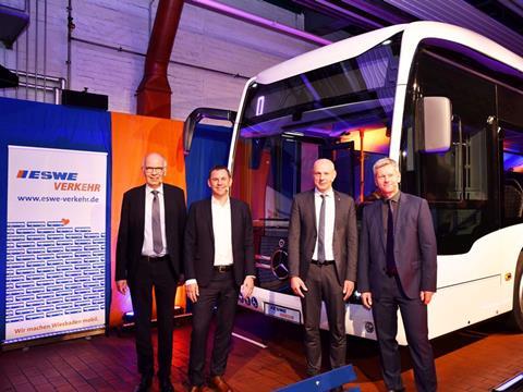 Wiesbaden transport operator ESWE Verkehrsgesellschaft has ordered 56 Mercedes-Benz eCitaro battery electric buses.