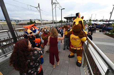 A Line extension mascots (Photo Metro Gold Line Foothill Extension Construction Authority)