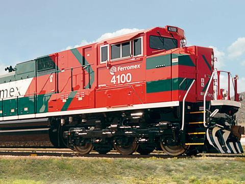 Electro-Motive Diesel SD70ACe locomotive for Ferromex.