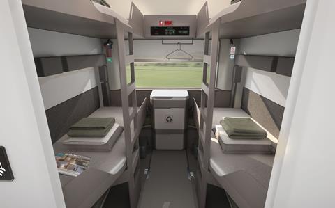 Impression of Škoda Group and Titagarh Firema night train for Trenitalia - Comfort class