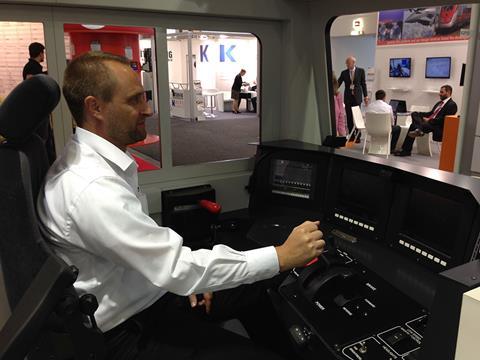 The system has been fitted to a mock-up of a GT46C-Ace Generation II cab at InnoTrans.