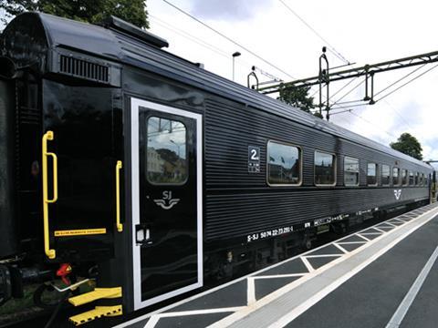 Refurbished inter-city coach (Photo: SJ).